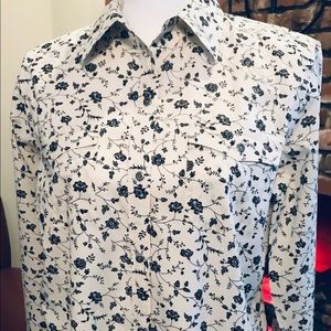 CHAPS (Denim) Ladies Cotton Blouse